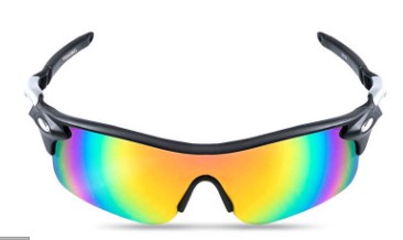 Cool change sports glasses with wind protection for women and men