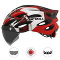 Bicycle helmet with removable visor