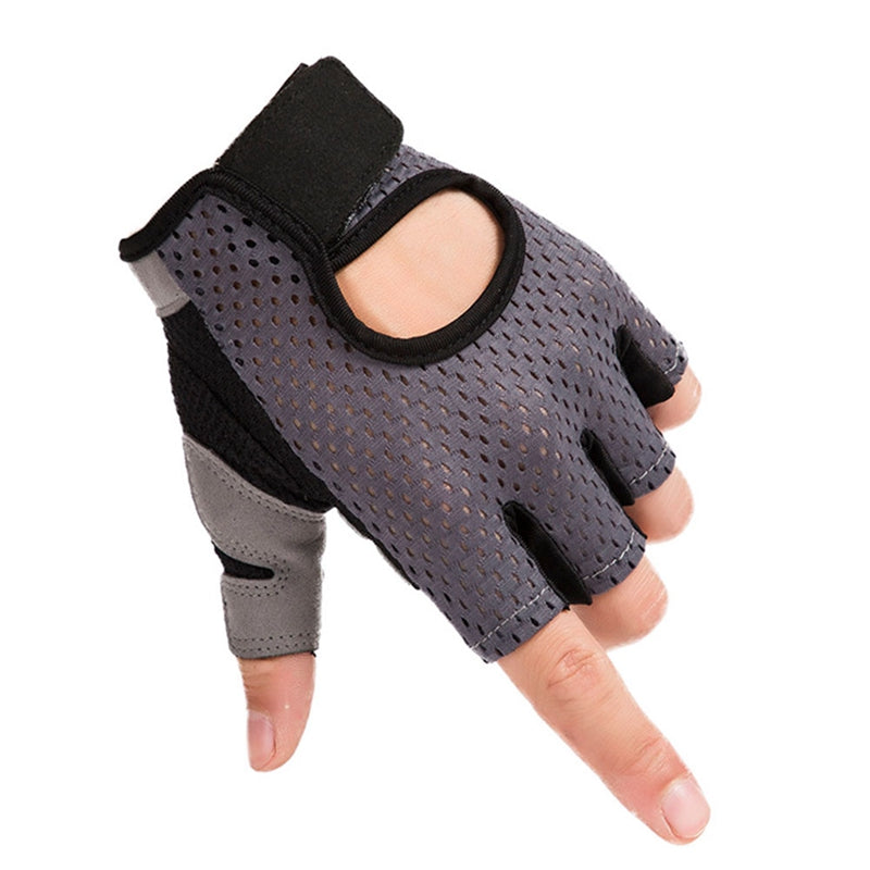 Half finger fitness glove