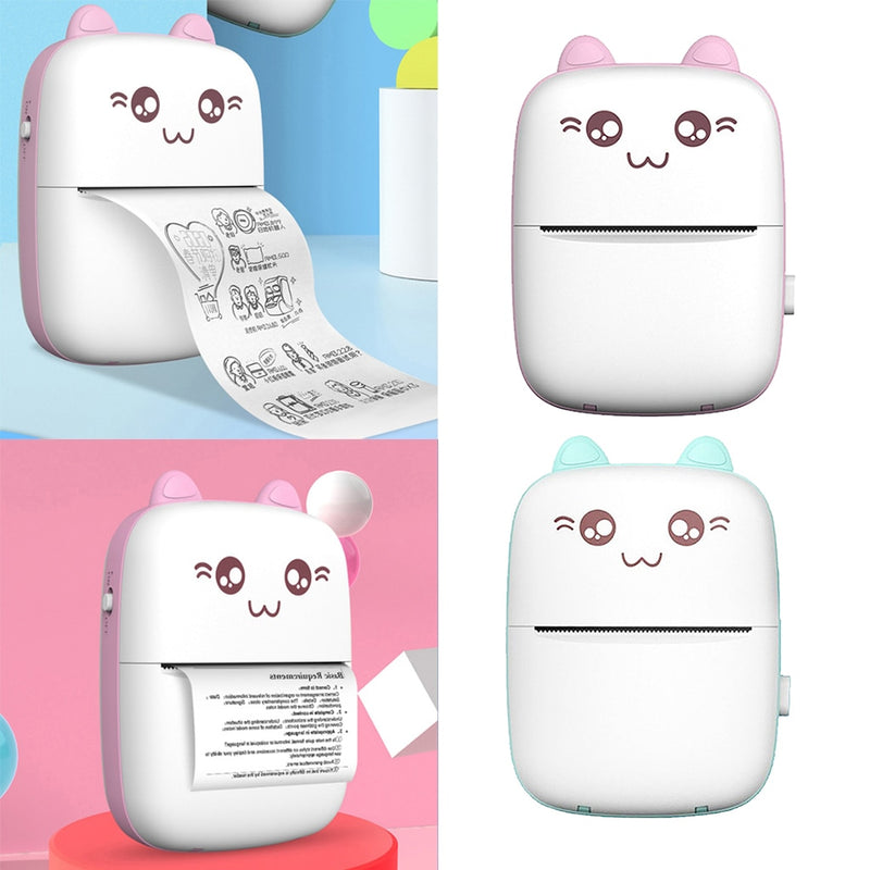 Portable mini printer with Bluetooth