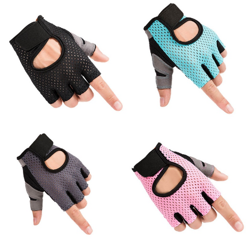 Half finger fitness glove