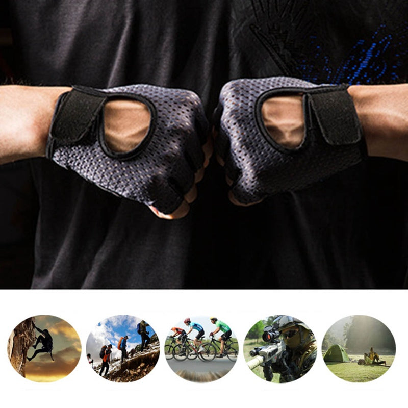 Half finger fitness glove