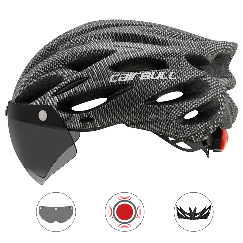 Casque de vélo avec visière amovible