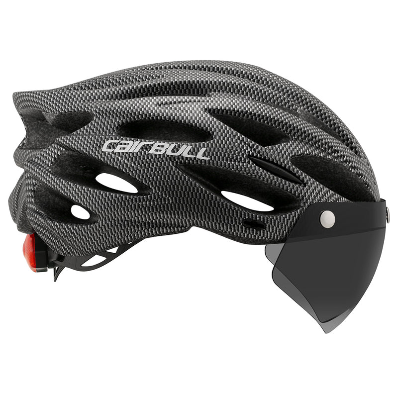 Casque de vélo avec visière amovible