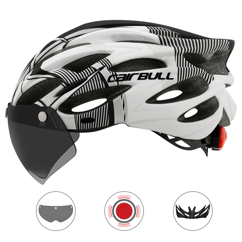 Casque de vélo avec visière amovible