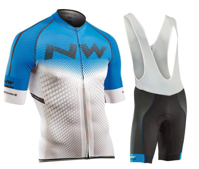 Cycling suit, cycling short-sleeved overalls