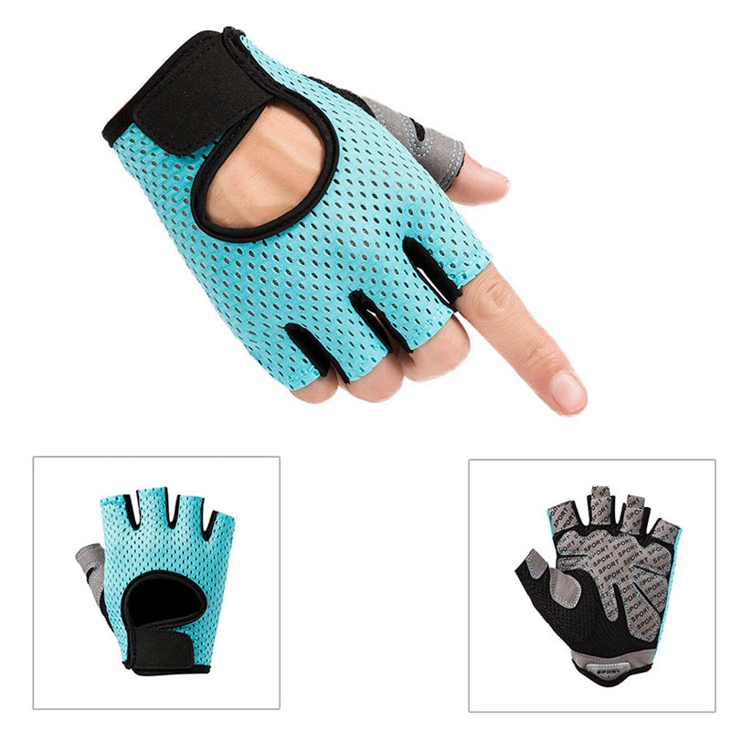 Half finger fitness glove