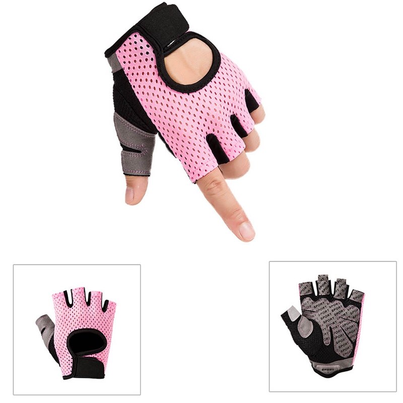 Half finger fitness glove