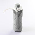 Foldable silicone water bottle