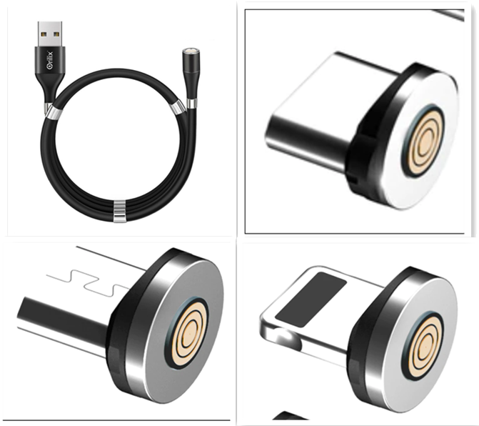 Magnetic charging cable