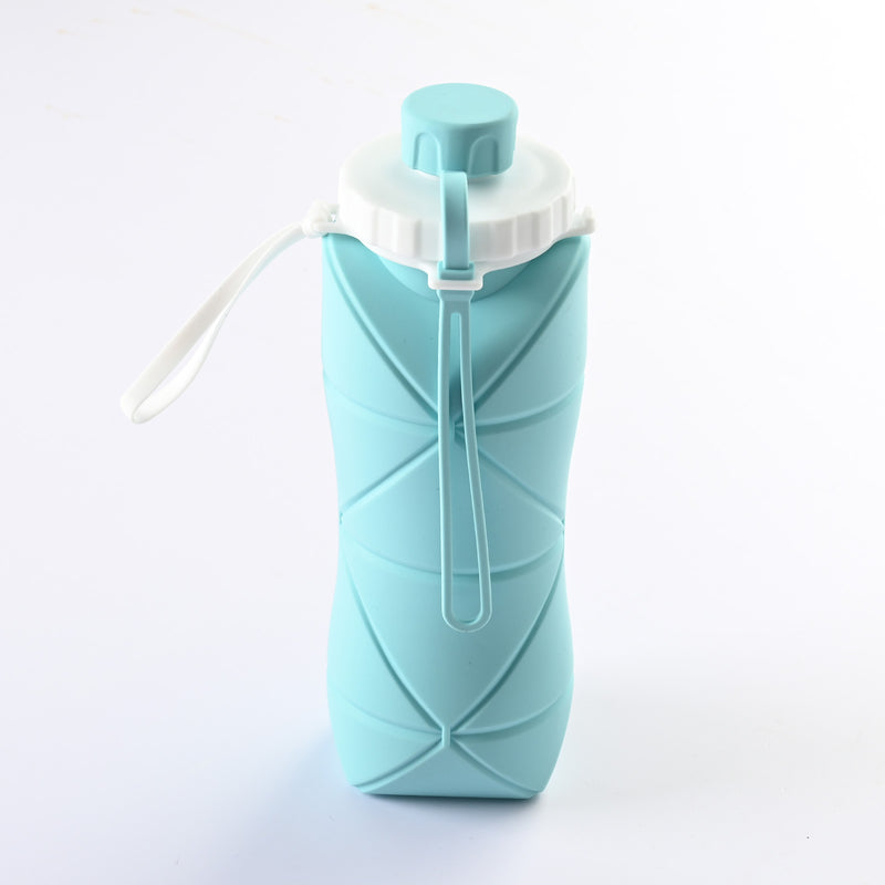 Bouteille d'eau pliable en silicone