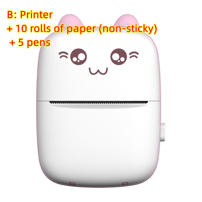 Portable mini printer with Bluetooth