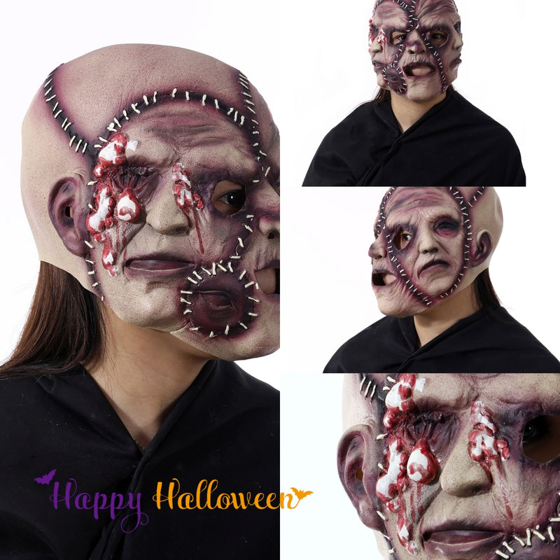 Halloween Dreiseitige Grimasse Horror Maske