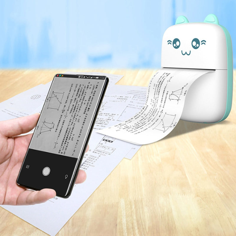 Portable mini printer with Bluetooth