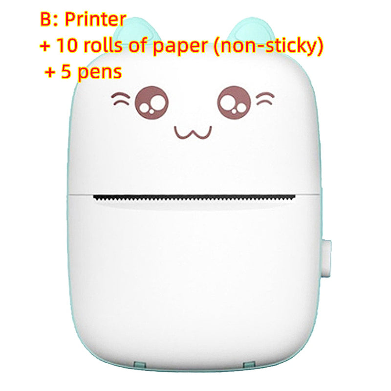 Portable mini printer with Bluetooth