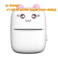 Portable mini printer with Bluetooth