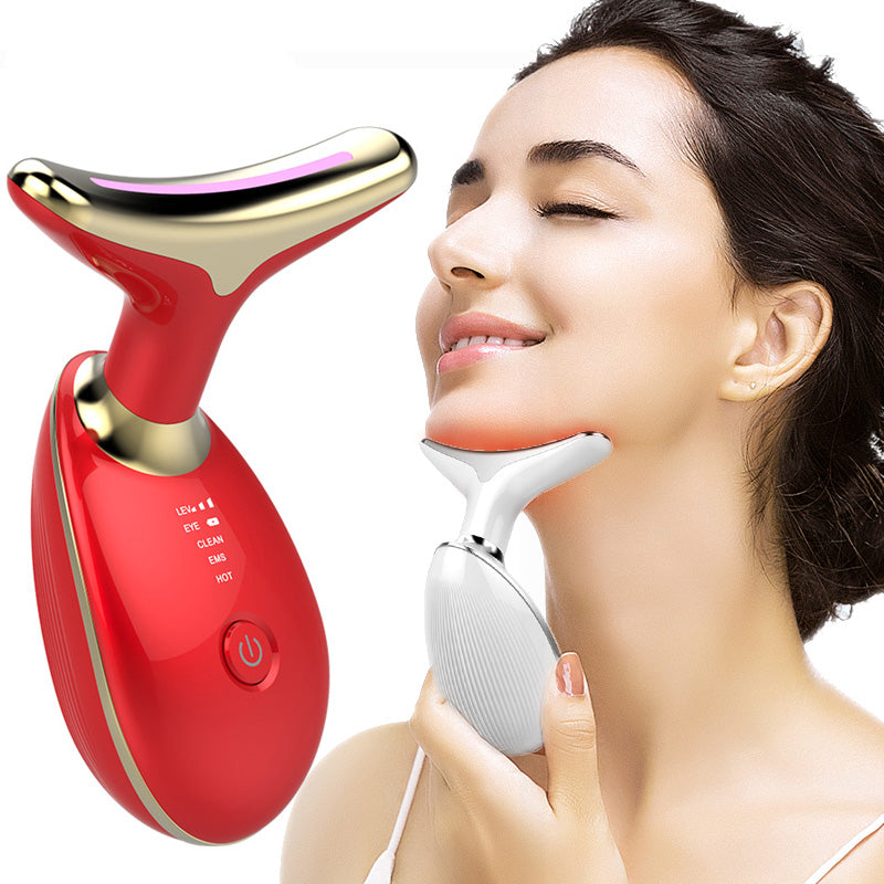 Neck and face lifting, wrinkle smoother device and reduce double chin